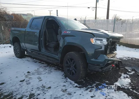 2025 Chevrolet Silverado 1500 4Wd Short Bed Lt Trail Boss z USA, uszkodzony, nr VIN 3GCUKFEL9SG279416